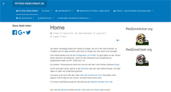 Desktop Screenshot of peters-webcorner.de